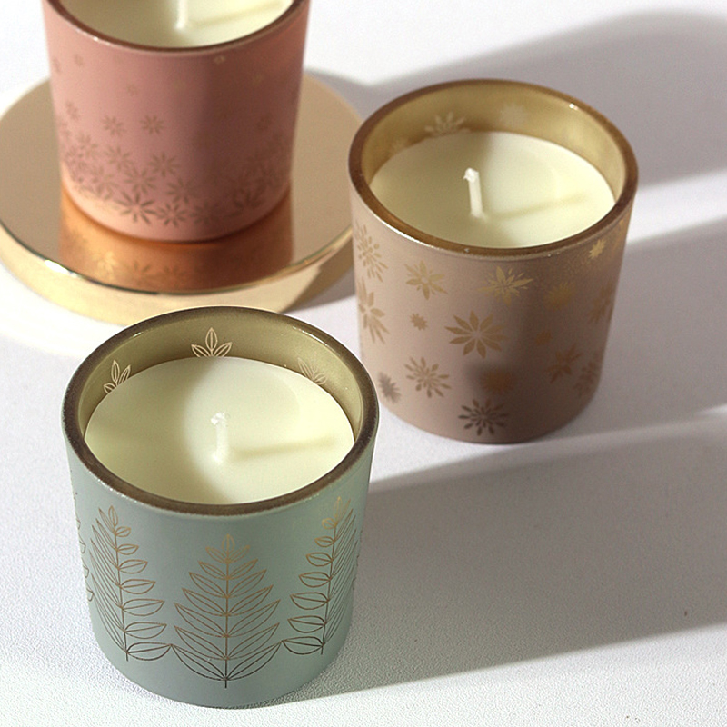 Home Fragrance Candles - شموع سيراميك ملونة، عطر منزلي إبداعي،