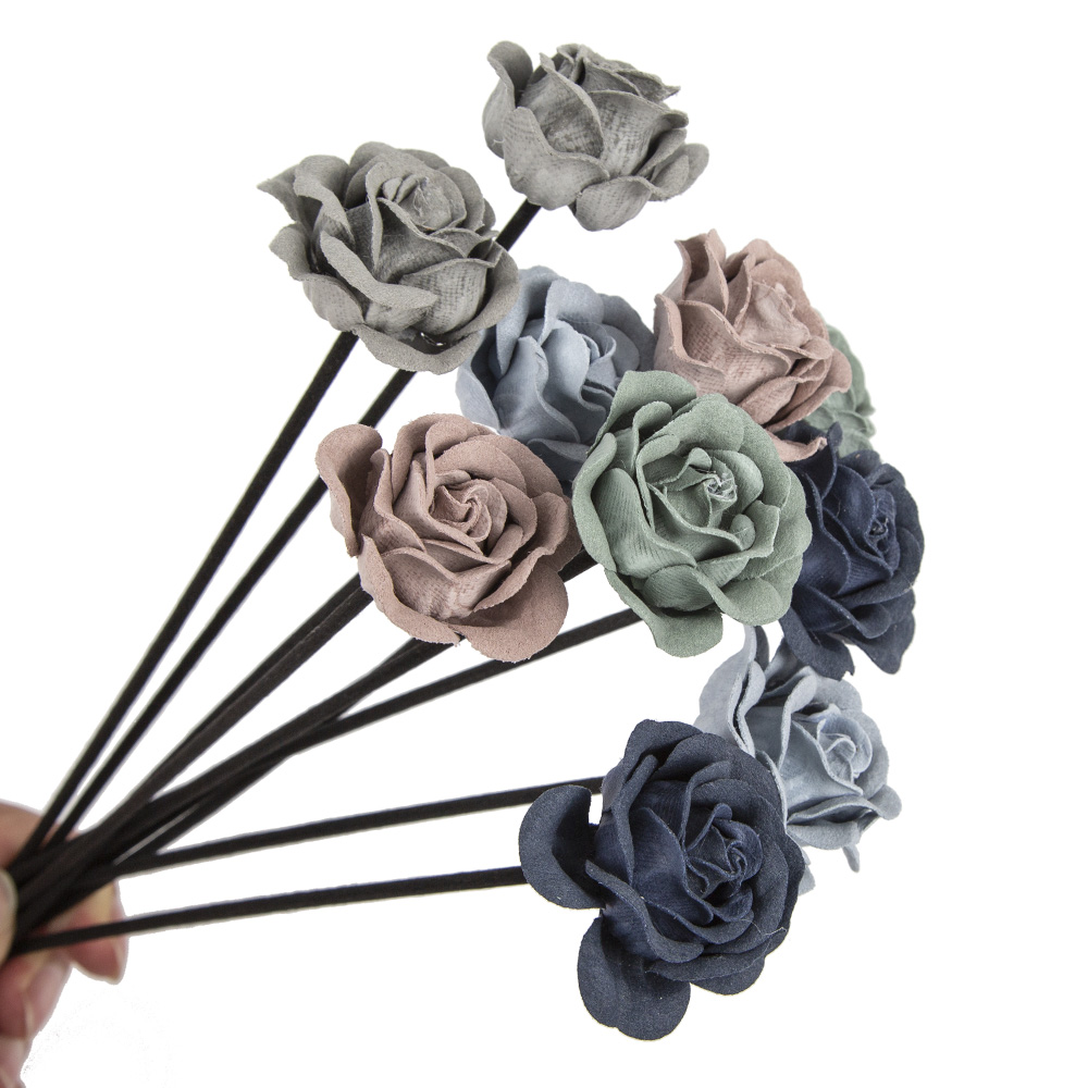 Home Fragrance Leather Diffuser - جديد 10 قطعة الجلود المخملية الأزرق