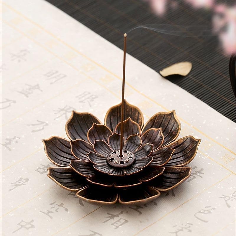 Home Fragrance Candles - مبخرة سبيكة مع 6 فتحات، على