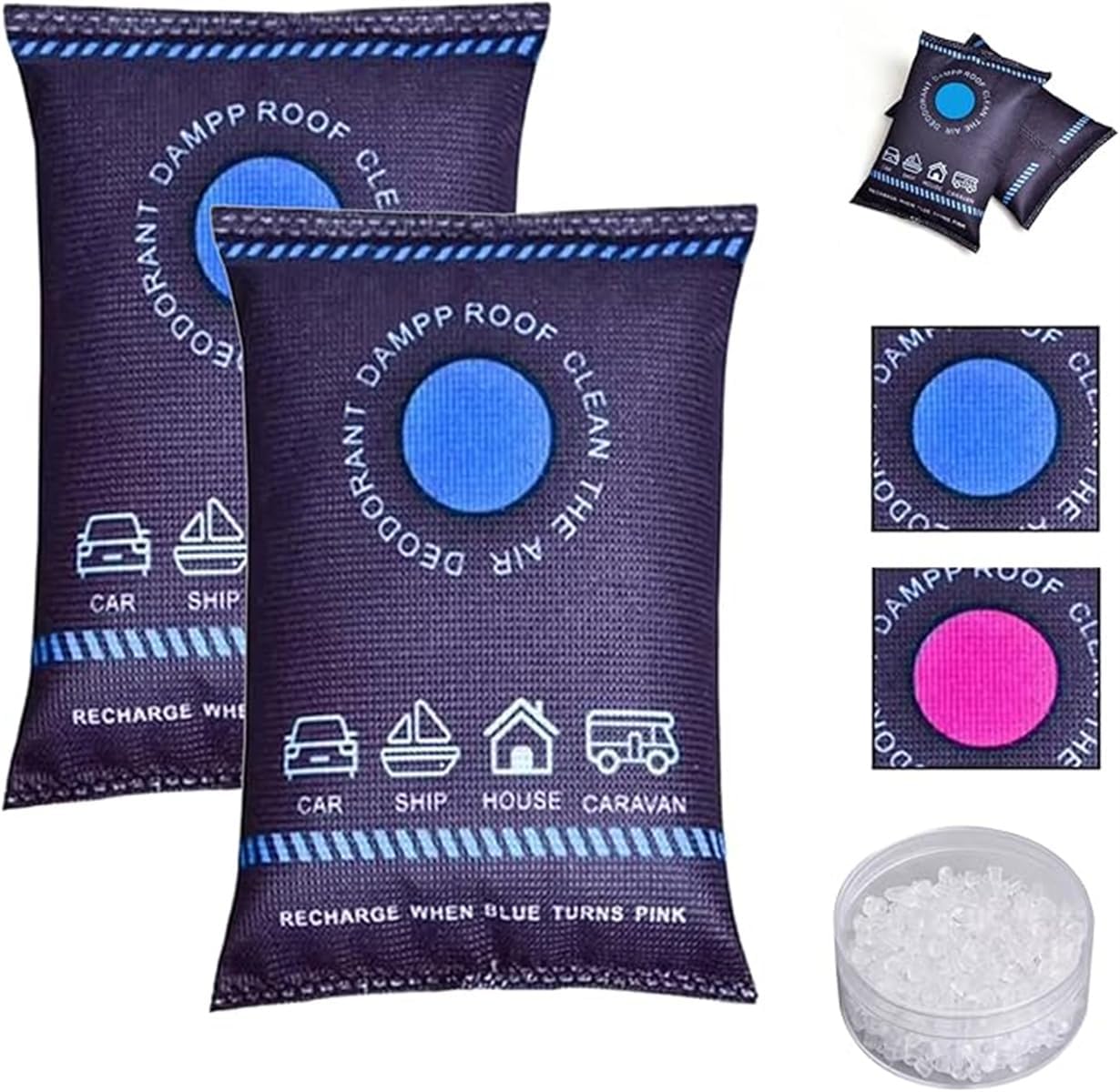 Home Fragrance Sachet - قابلة لإعادة الاستخدام سيليكون مزيل الرطوبة