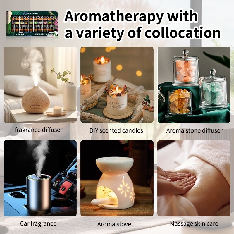 مجموعة من 20 نوعًا من الزيوت ا - مراجعة Home Fragrance Set وسعره