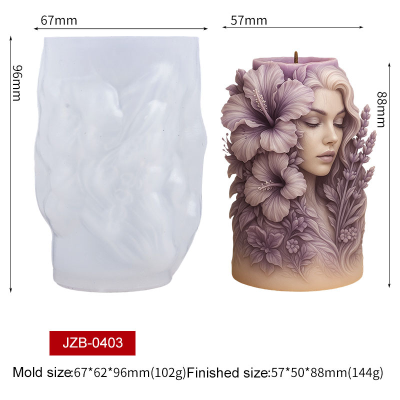قالب سيليكون ثلاثي الأبعاد على - مراجعة Home Fragrance Candles وسعره
